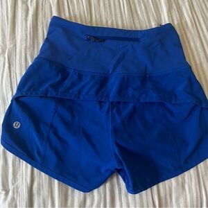 lululemon athletica Women's Vibrant Blue Athletic Shorts
